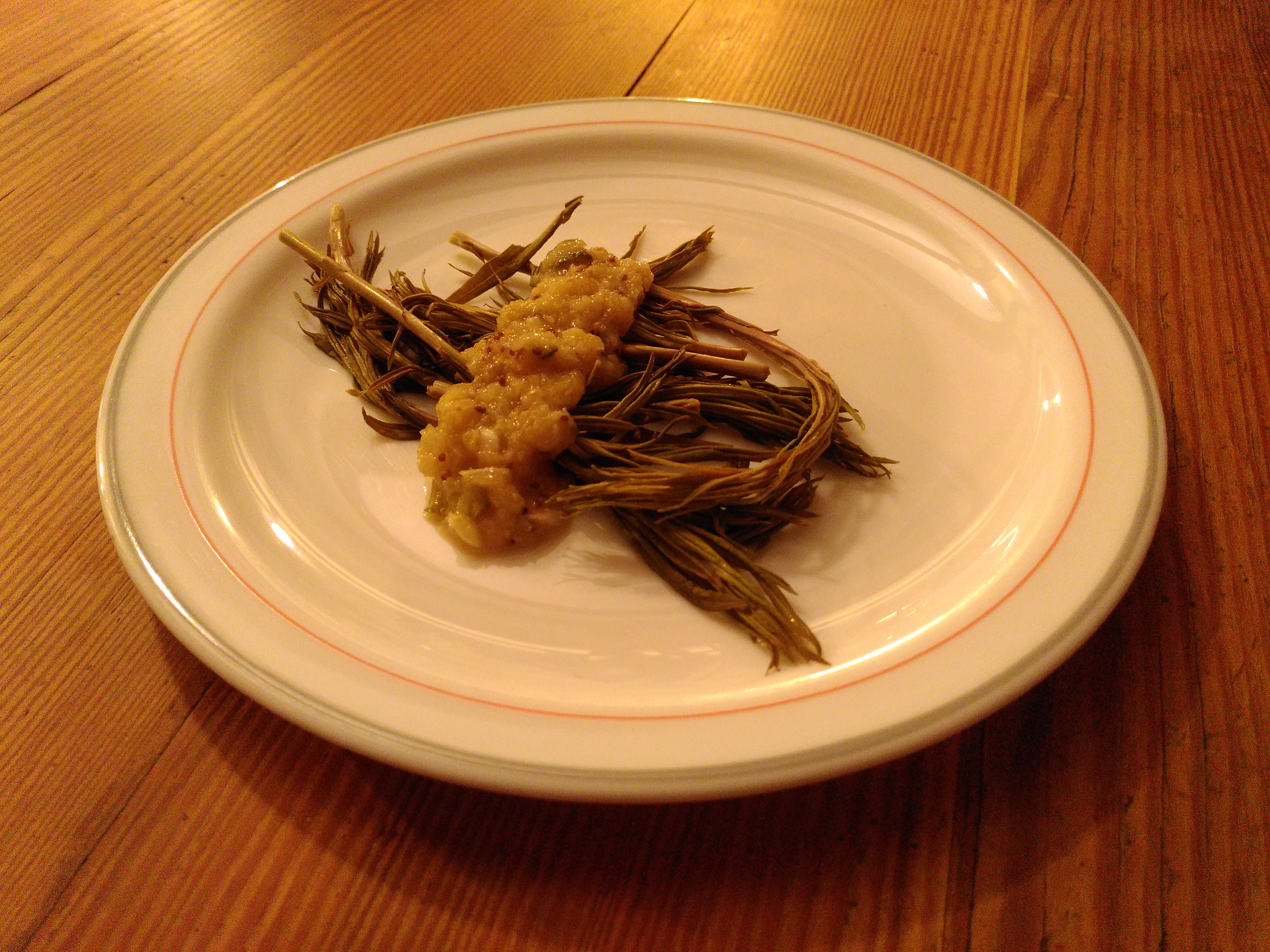 Pousse d’épilobe sauce Remointsette