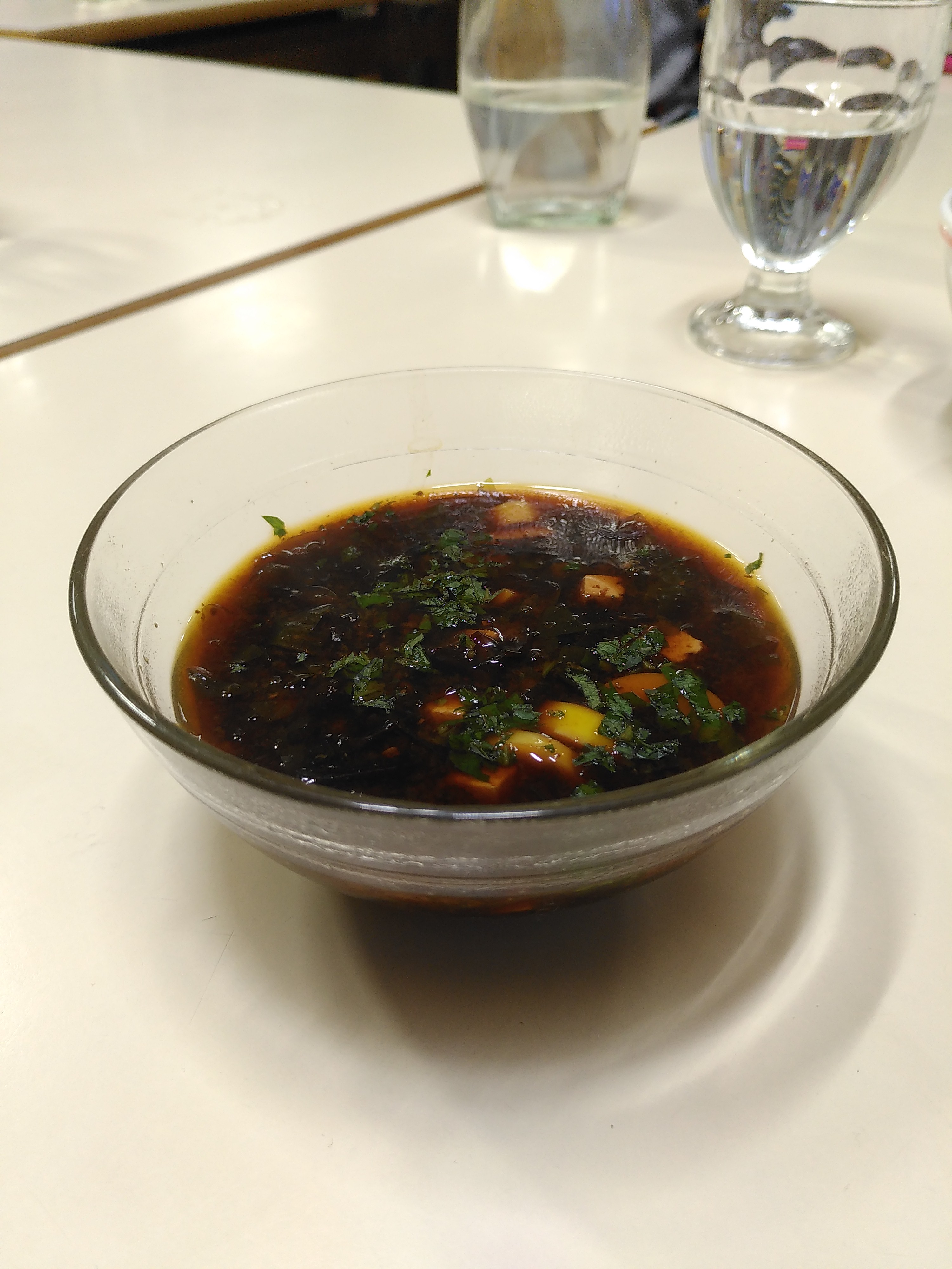 Soupe miso aux algues